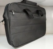 Güven Sistem 15.6" 3 Gözlü Kumaş Laptop Çantası siyah thumbnail 4