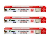 Green Cuki Yağlı Fırın Tepsi Pişirme Kızartma Kağıdı - 37 Cm. x 42 Cm. - Kesimli - 16 Yaprak -3 Kutu thumbnail 1