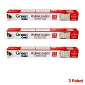 Green Cuki Yağlı Fırın Tepsi Pişirme Kızartma Kağıdı - 37 Cm. x 42 Cm. - Kesimli - 16 Yaprak -3 Kutu thumbnail 2