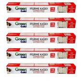 Green Cuki Yağlı Fırın Tepsi Pişirme Kızartma Kağıdı - 37 Cm. x 42 Cm. - Kesimli - 16 Yaprak -5 Kutu thumbnail 1
