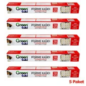 Green Cuki Yağlı Fırın Tepsi Pişirme Kızartma Kağıdı - 37 Cm. x 42 Cm. - Kesimli - 16 Yaprak -5 Kutu thumbnail 2