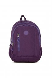 Bagmori Mor Çok Fermuarlı Çok Cepli Büyük Sırt Çantası thumbnail 1