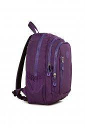 Bagmori Mor Çok Fermuarlı Çok Cepli Büyük Sırt Çantası thumbnail 2