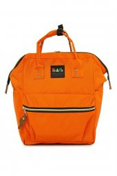 Bagmori Turuncu Metal Ağızlı Sırt Çantası thumbnail 1