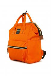 Bagmori Turuncu Metal Ağızlı Sırt Çantası thumbnail 2
