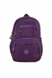 Bagmori Mor Oturtma Çok Cepli Logolu Paraşüt Sırt Çantası thumbnail 1