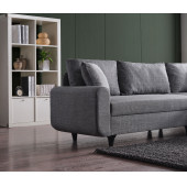 KAGU CORNER FLAVİA KÖŞE TAKIMI PUFLU GRİ - 2