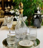 Canba Okinowa Altın 61 Parça Kristal Bardak Takımı GLZ200 OKINAWA ALT thumbnail 1