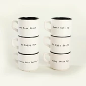 Keramika Keraart Motto Stackable Çay Takımı 12 Parça 6 Kişilik - 5