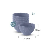 Keramika Lapis Myra Çorba Kasesi 15 Cm 6 Adet Q08 - 4