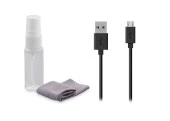 S-link SLX-375 1m Micro Usb Kablo 3 in 1 Set Temizleme Sprey + Micro Fiber Bez - 4