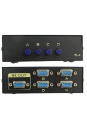 Alfais AL4841 4 Port VGA Switch 1920x1440 thumbnail 1
