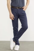 Kot Görünümlü Beş Cep Pantolon - Lacivert - 3