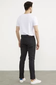 Kot Görünümlü Beş Cep Pantolon - Siyah - 6