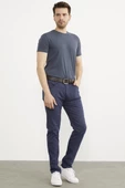 Kot Görünümlü Beş Cep Pantolon - Lacivert - 1