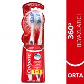 Colgate 360 Optik Beyaz Beyazlatıcı Diş Fırçası 1+1 - 1
