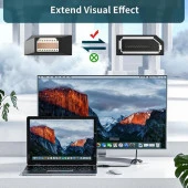 Mini Display Port To Display Port 1.2 Erkek-Dişi Dönüştürücü Adaptör SOKET TİPİ - 3