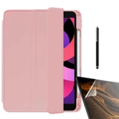 Gpack Apple iPad Pro 11 2022 M2 Kılıf Kalem Bölmeli Arkası Şeffaf Standlı nt22  Nano  Kalem - 7