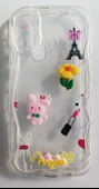 Samsung Galaxy A20/A30 Uyumlu Emojili Kalın Yumuşak Şeffaf Kılıf - 1