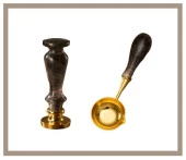 Davetiye Mum Mühürü Uygulama Seti El Yapımı Akrilik Füme Renk thumbnail 1