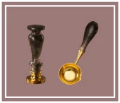 Davetiye Mum Mühürü Uygulama Seti El Yapımı Akrilik Füme Renk thumbnail 10