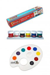 Maske Boyama Seti 1 Adet Boyanabilir Maske Karton Lastikli İnsan Yüzü Suratı Okul Sınıf Etkinlikleri Hobi 19x24 cm - 7