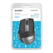 A4Tech FB35 Siyah-Gri Bluetooth+2.4g Nano Kablosuz Optik 2000 Dpi Mouse thumbnail 1
