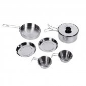 KingCamp BACKPACKER III SILVER YEMEK SET (2 KISI) - 1