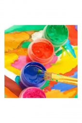 Guaj Boya 6 Renk x 20 Ml Su Bazlı Tüp 1 Paket Heroes Guaj Boya Seti Şişe İçerisinde 6 lı Okul Hobi - 4