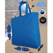 SEVBAGS SU GEÇİRMEZ PLAJ ÇANTASI KUMSAL 40X40 - 3