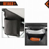 KingCamp MOONGAZER SANDALYE (BLACK/GREY) thumbnail 5