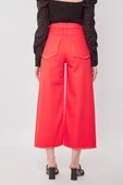 Kadın Püskül Detaylı Culotte Pantolon Kırmızı thumbnail 4