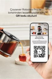 Çaysever Robotea Pro Connect 4 In 1 Konuşan Otomatik Cam Çay Ve Filtre Kahve Demleme Makinesi - 6