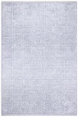 Modern Desen Pamuk Taban Yıkanabilir Dekoratif Halı  GRİ 180X280 - 1