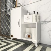 Kenzlife banyo dolabı alevmdf byz  100 mdf full mdf ofis hazır mutfak kiler banyo kitaplık arkalıklı - 1