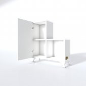 Kenzlife banyo dolabı alevmdf byz  100 mdf full mdf ofis hazır mutfak kiler banyo kitaplık arkalıklı - 3