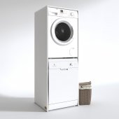 Kenzlife çamaşır-bulaşık makinesi dolabı boryamdf byz 180*70*60  100 mdf full mdf banyo kapaksız arkalıksız - 2