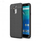 General Mobile 8 Go Kılıf Focus Derili Kamera Korumalı Silikon Kılıf - 2