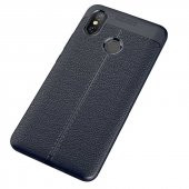 Xiaomi Mi Max 3 Kılıf Focus Derili Kamera Korumalı Silikon Kılıf - 1