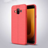 Samsung Galaxy J7 Duo Kılıf Focus Derili Kamera Korumalı Silikon Kılıf - 3