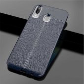 Samsung Galaxy M20 Kılıf Focus Derili Kamera Korumalı Silikon Kılıf - 1
