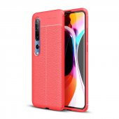 Xiaomi Mi 10 Kılıf Focus Derili Kamera Korumalı Silikon Kılıf - 3