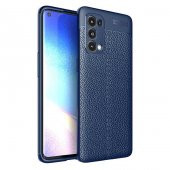 Oppo Reno 5 5G Kılıf Focus Derili Kamera Korumalı Silikon Kılıf - 1