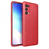 Oppo Reno 5 5G Kılıf Focus Derili Kamera Korumalı Silikon Kılıf - 3