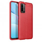 Xiaomi Redmi 9T Kılıf Focus Derili Kamera Korumalı Silikon Kılıf - 3