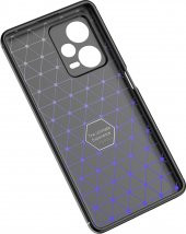 Realme C3 Kılıf Focus Derili Kamera Korumalı Silikon Kılıf - 4