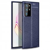 Samsung Galaxy Note 20 Ultra Kılıf Focus Derili Kamera Korumalı Silikon Kılıf - 1