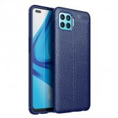 Oppo Reno 4 Lite Kılıf Focus Derili Kamera Korumalı Silikon Kılıf - 1