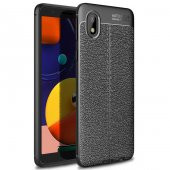 Samsung Galaxy A01 Core Kılıf Focus Derili Kamera Korumalı Silikon Kılıf - 2
