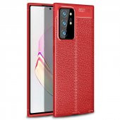Samsung Galaxy Note 20 Ultra Kılıf Focus Derili Kamera Korumalı Silikon Kılıf - 3